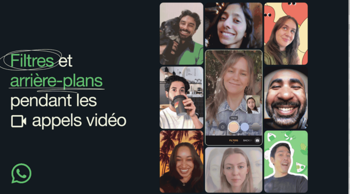 WhatsApp : des filtres et arrière-plans pour les appels vidéo