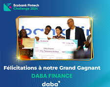 « Daba Finance » de Côte d’Ivoire gagne la finale d’Écobank Fintech Challenge 2024