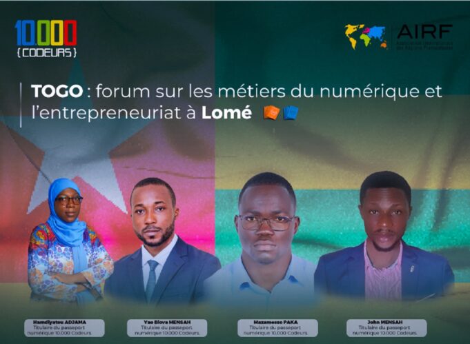 Samedi d’inspiration numérique à Lomé signé 10.000 Codeurs