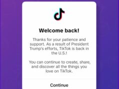 TikTok reprend du service aux États-Unis