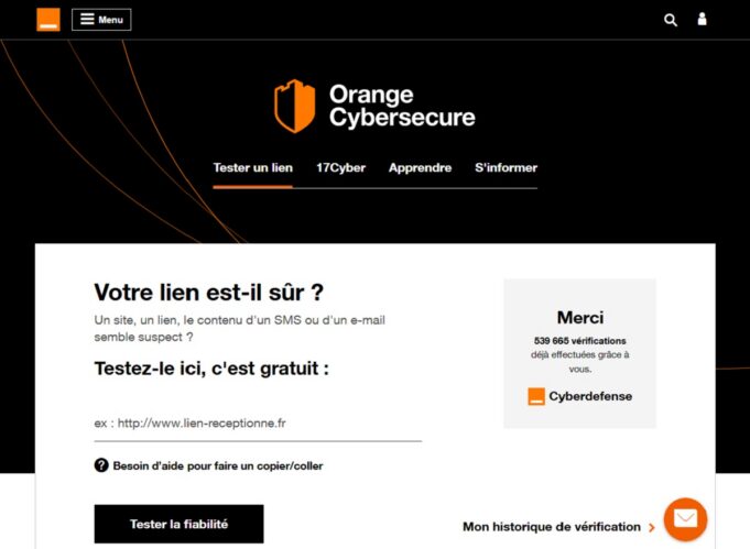 Arnaques en ligne : Orange crée un outil pour détecter les liens suspects Arnaques en ligne : Orange crée un outil pour détecter les liens suspects