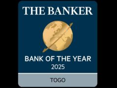 Ecobank Togo encore distinguée « Banque de l’année » en 2025