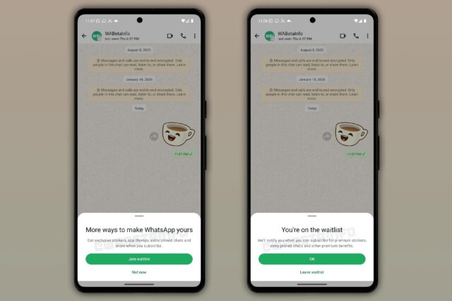 WhatsApp prépare une option d'abonnement payant avec fonctionnalités premium WhatsApp prépare une option d'abonnement payant avec fonctionnalités premium