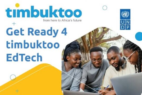 Get Ready 4 Timbuktoo EdTech du PNUD: encore quelques jours pour postuler Get Ready 4 Timbuktoo EdTech du PNUD encore quelques jours pour postuler