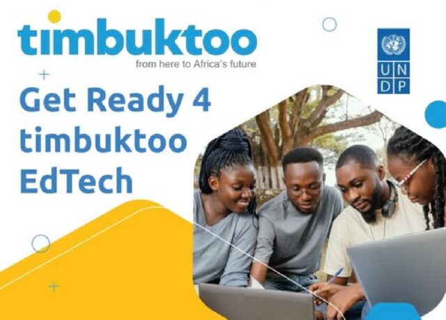 Get Ready 4 Timbuktoo EdTech du PNUD encore quelques jours pour postuler