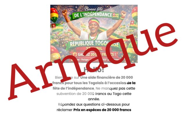 Factchecking Faux gain de 20 000 francs, de nombreux signaux d’alerte autour du site kungitid.site