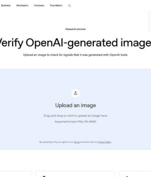 Verify, un outil d’OpenAI qui détecte les images créées par ses IA Verify, un outil d'OpenAI qui détecte les images créées par ses IA