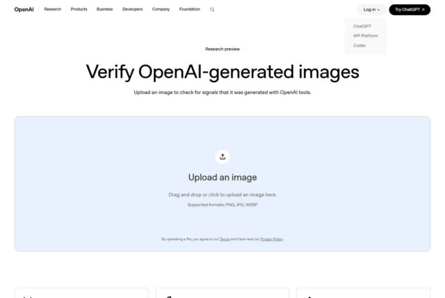 Verify, un outil d'OpenAI qui détecte les images créées par ses IA